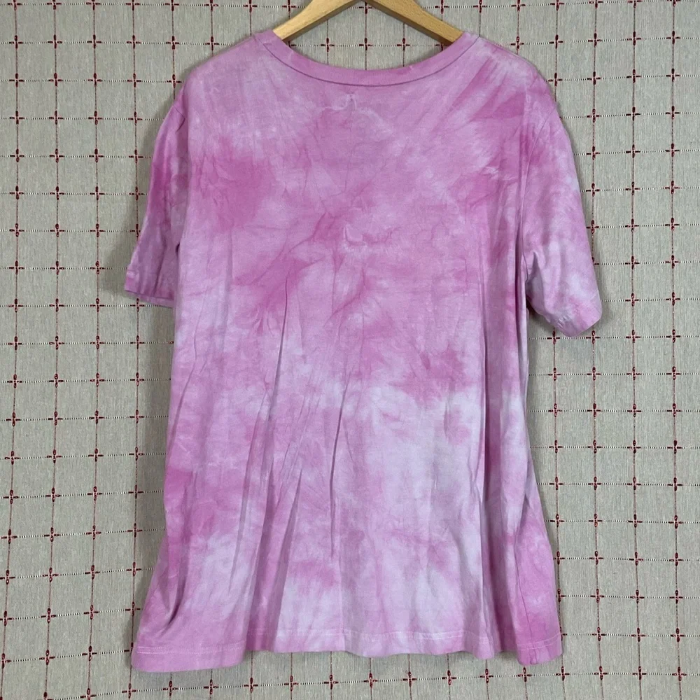 Vintage Betty Boop & Pudgy Pink Tie Dye 1X Y2K Oversized Shirt XL PreLoved - Picture 4 of 6